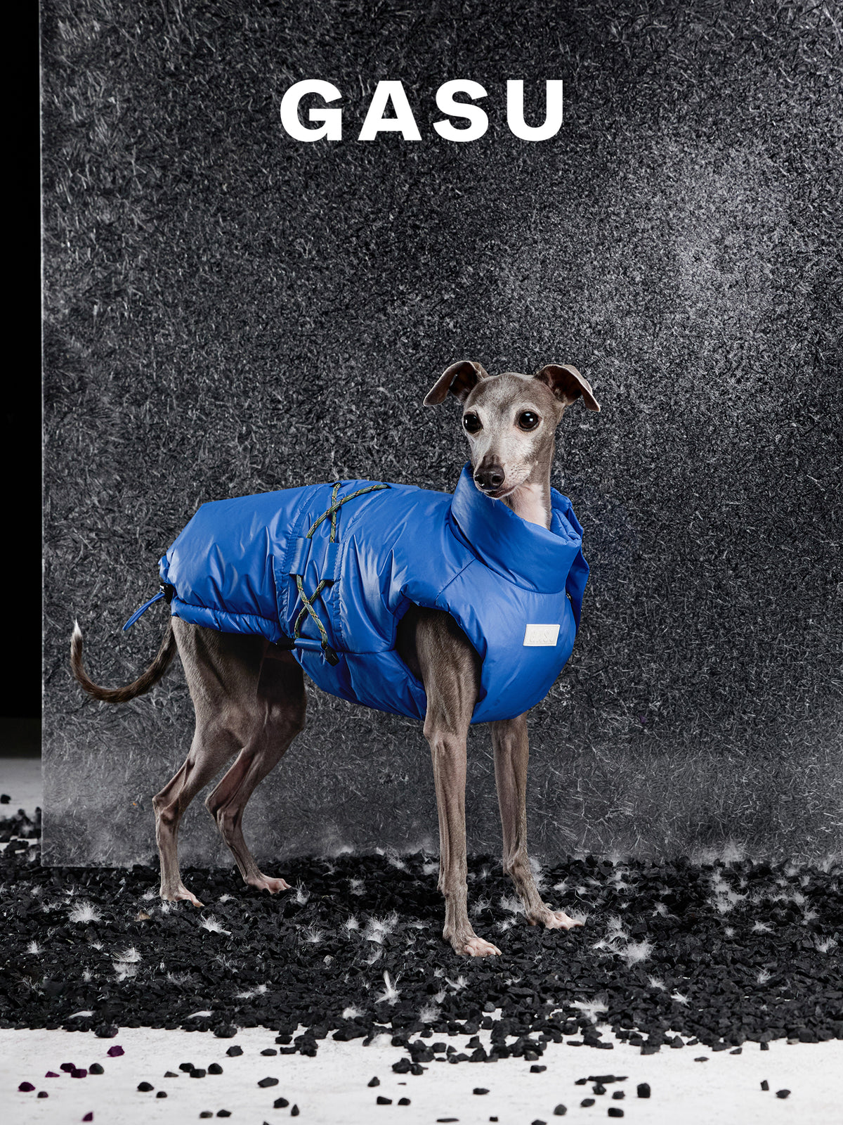 GASU Variété / [Neon Cobalt] Waterproof Reversible Ultra-Light Padded Vest