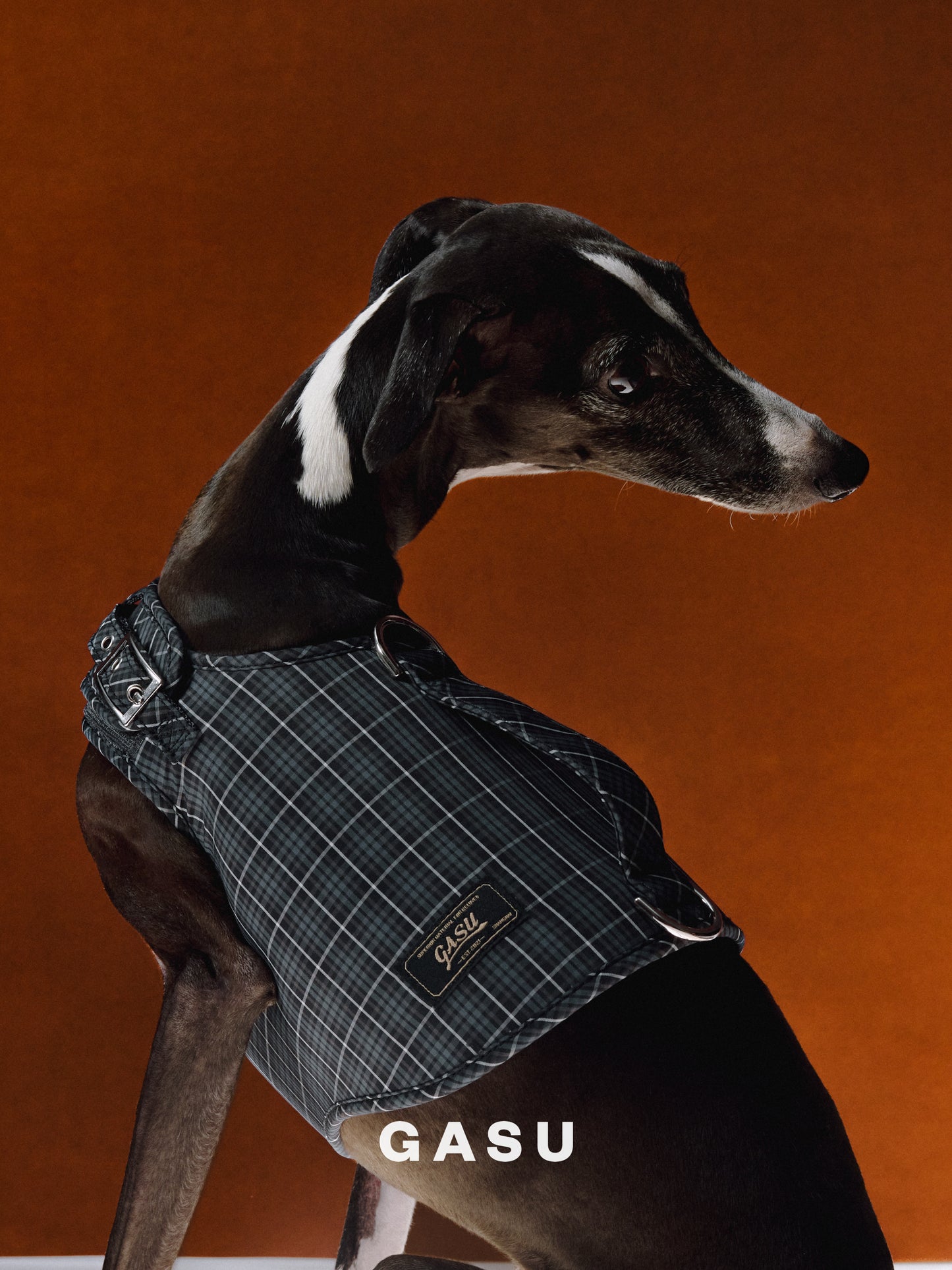 GASU Variété / [Gravel Check] Structured Skin-friendly Breathable Adjustable Harness