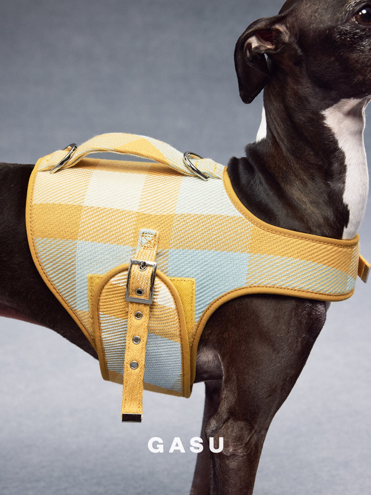 GASU Variété / [Sunwash Plaid] Structured Skin-friendly Breathable Adjustable Harness