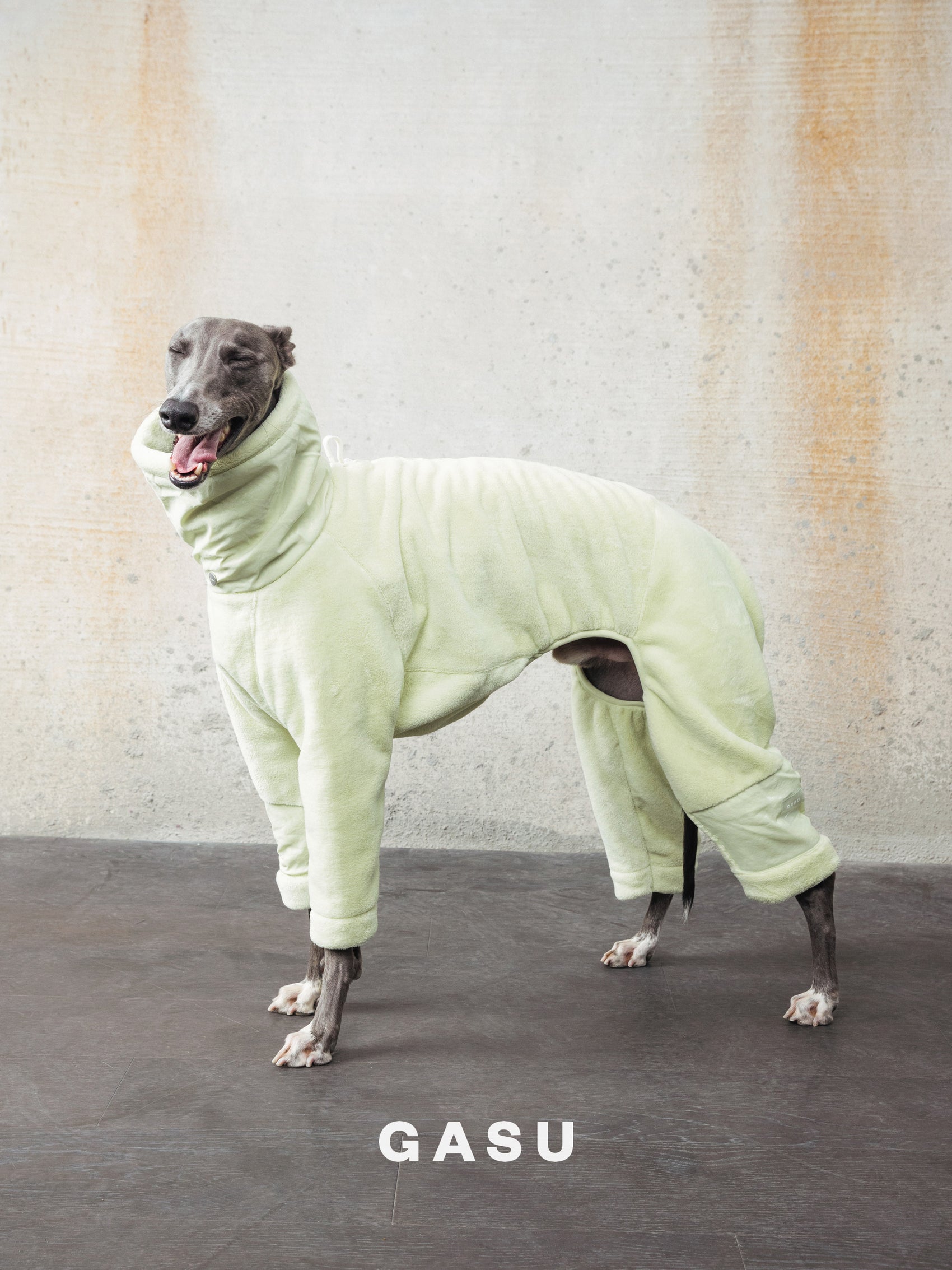 GASU Soleil / [3 Colors] Whole Day Antistatic Soft Thick Fleece 4-Leg Jumpsuit