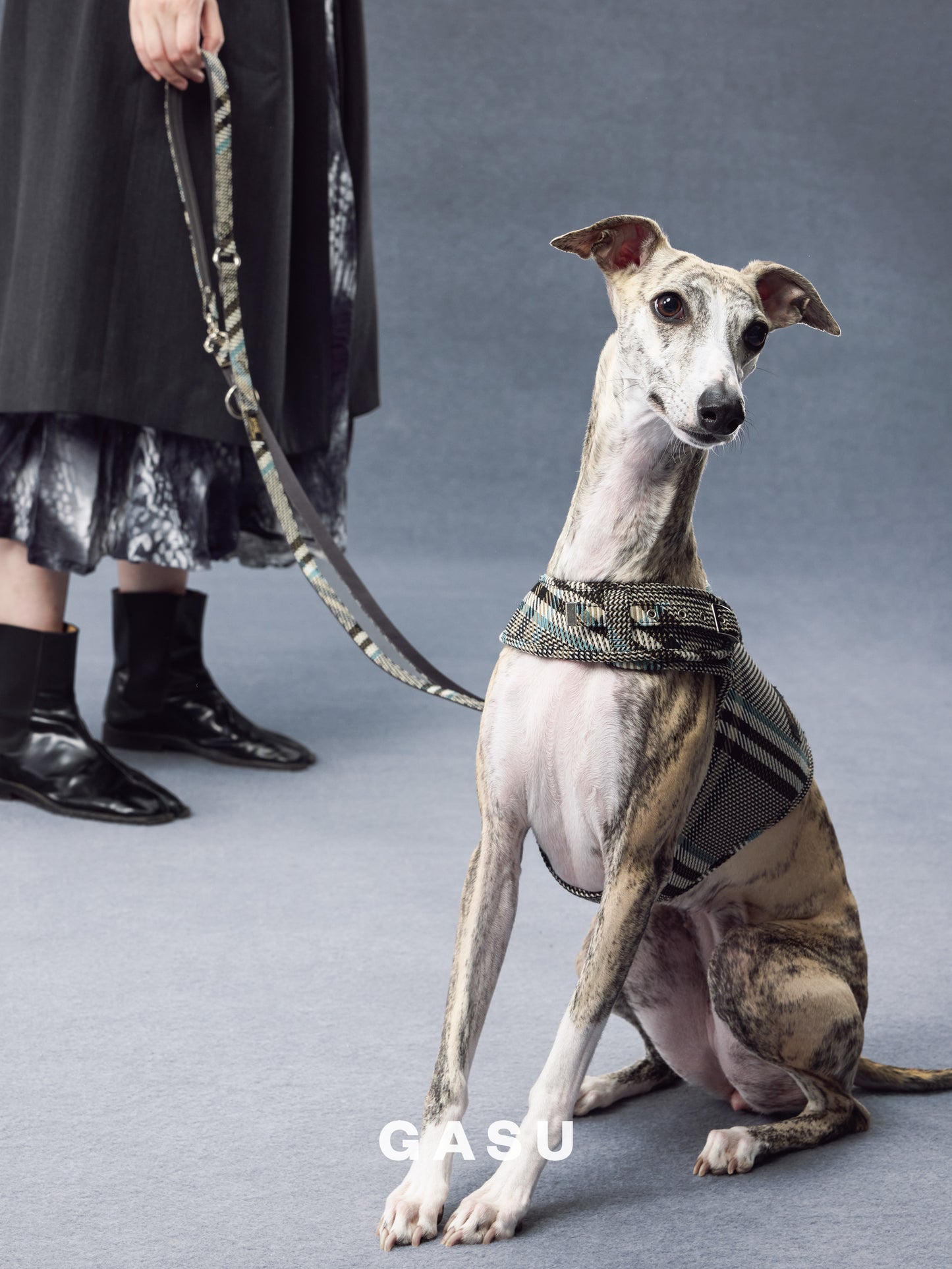 GASU Variété / [Stone Blue] Structured Skin-friendly Breathable Adjustable Harness