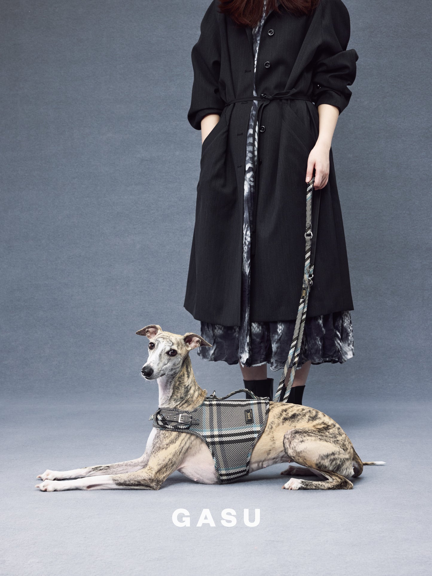 GASU Variété / [Stone Blue] Structured Skin-friendly Breathable Adjustable Harness