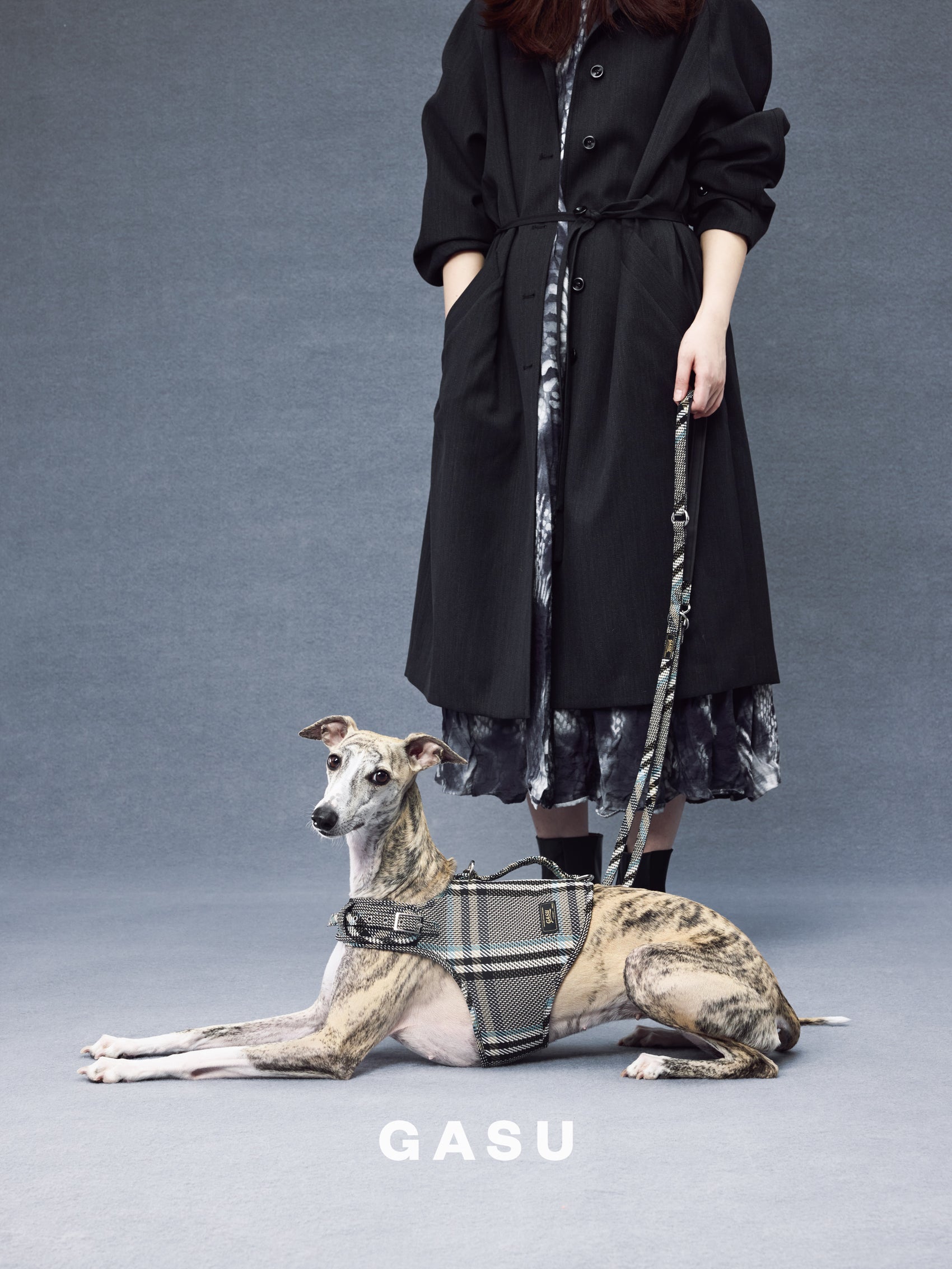 GASU Variété / [Stone Blue] Structured Skin-friendly Breathable Adjustable Harness