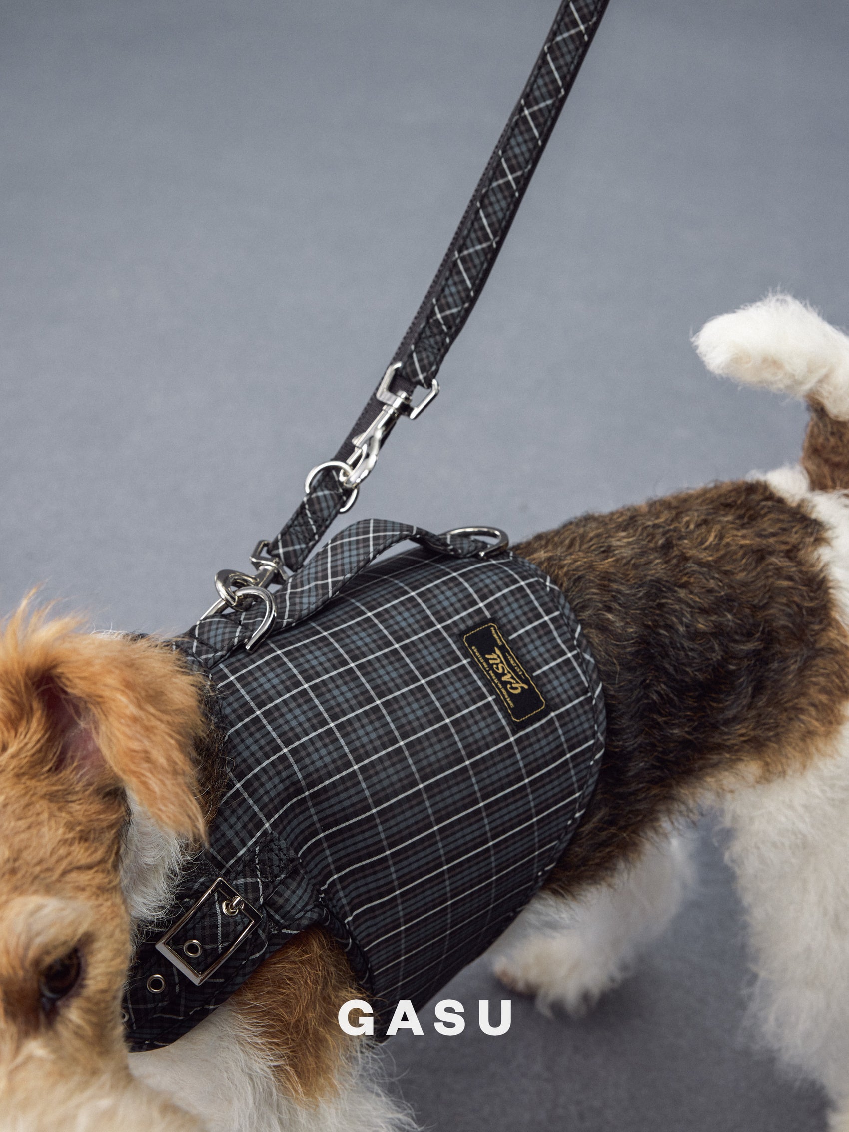 GASU Variété / [Gravel Check] Structured Skin-friendly Breathable Adjustable Harness