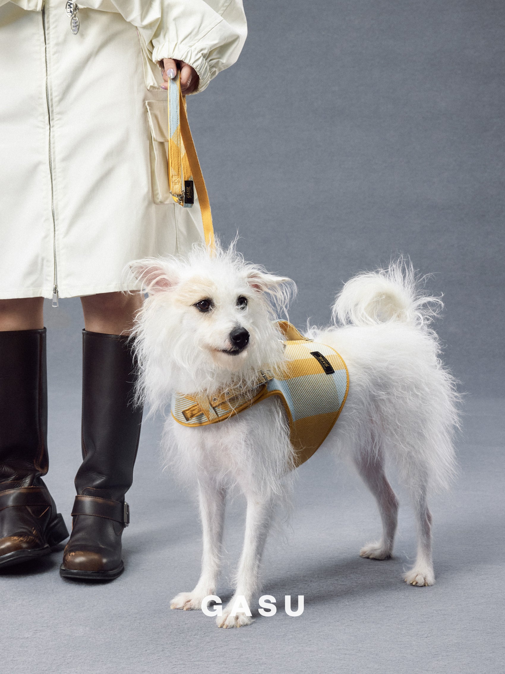 GASU Variété / [Sunwash Plaid] Structured Skin-friendly Breathable Adjustable Harness