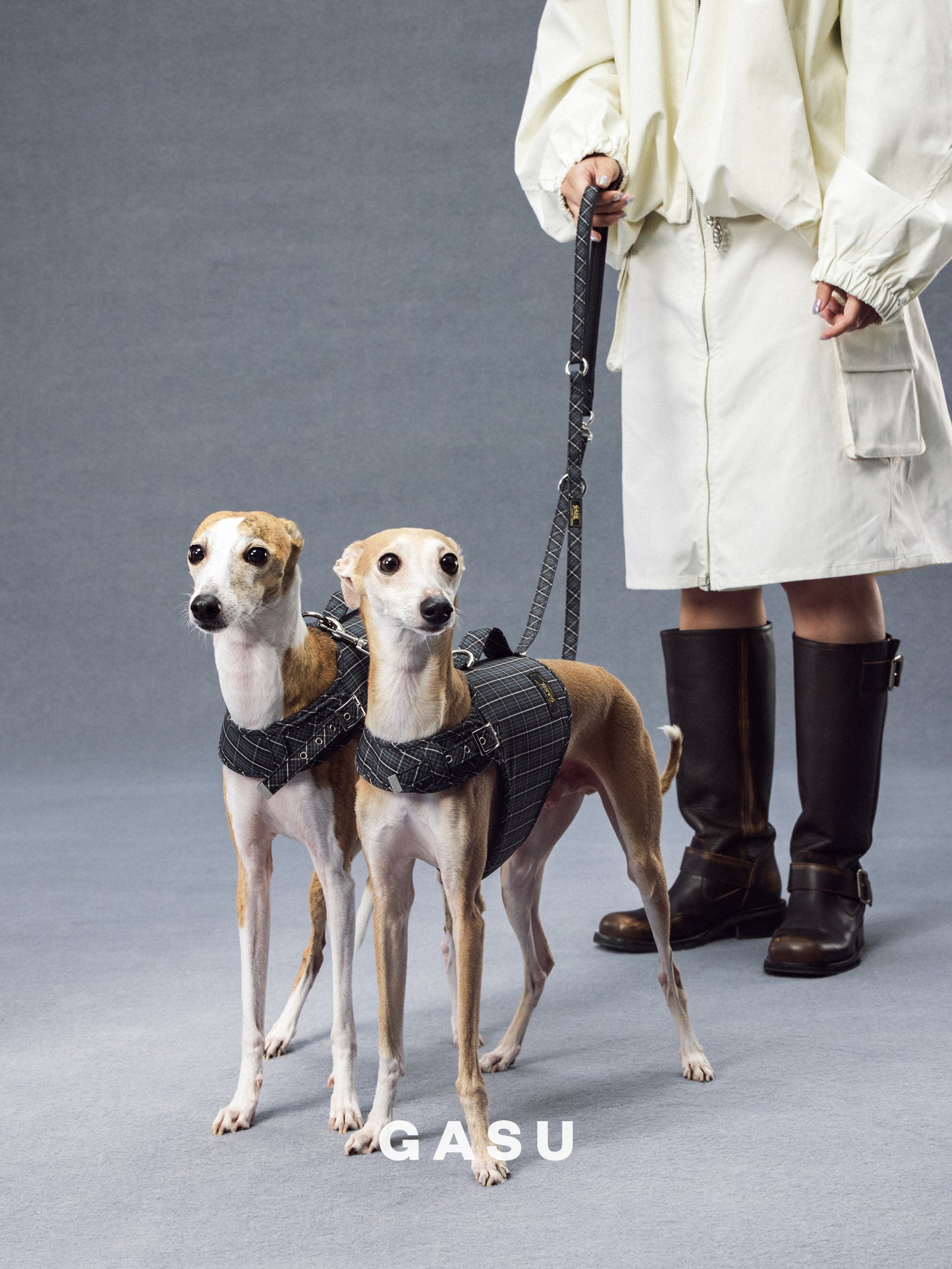 GASU Variété / [Gravel Check] Structured Skin-friendly Breathable Adjustable Harness