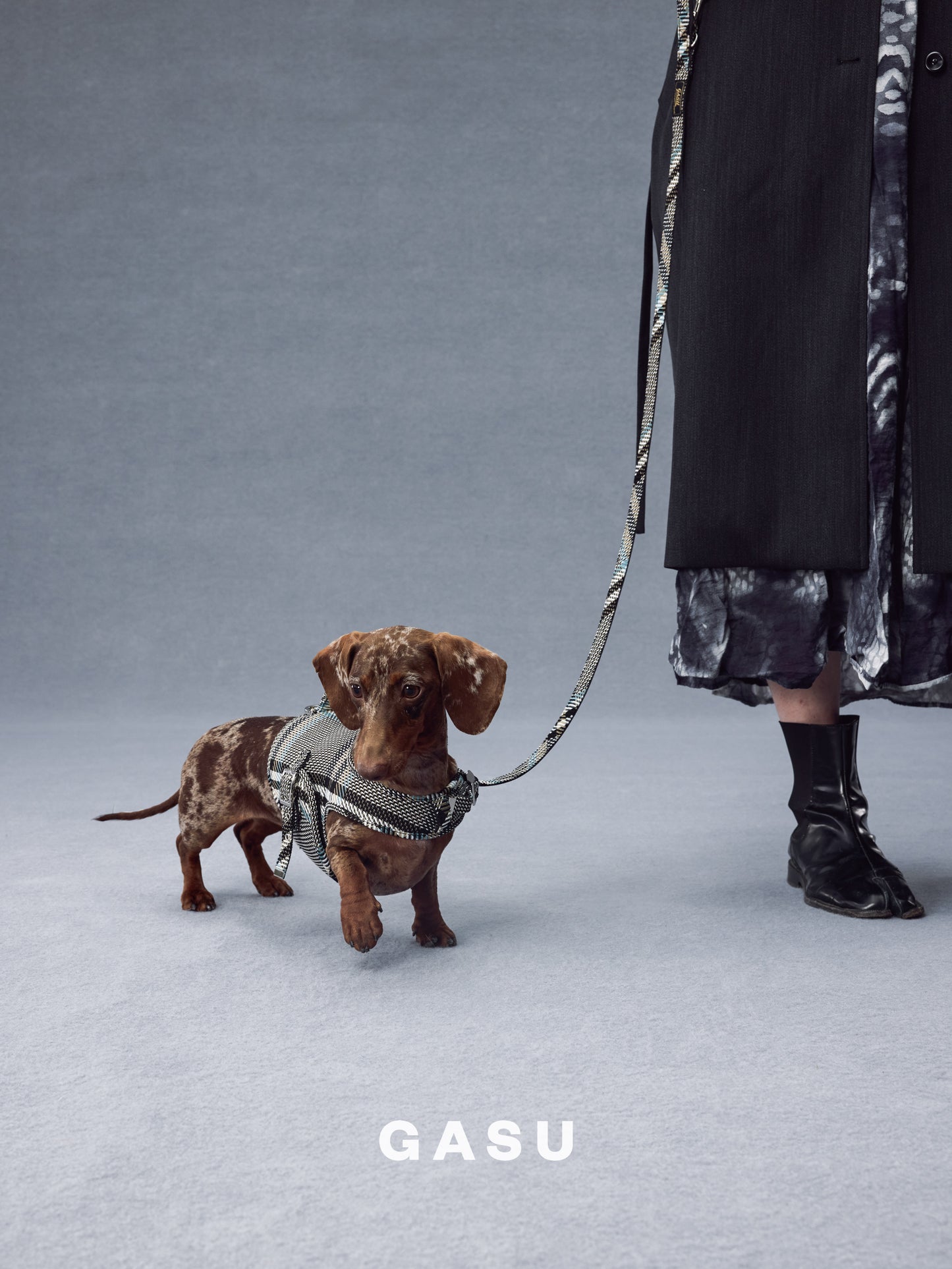 GASU Variété / [Stone Blue] Structured Skin-friendly Breathable Adjustable Harness