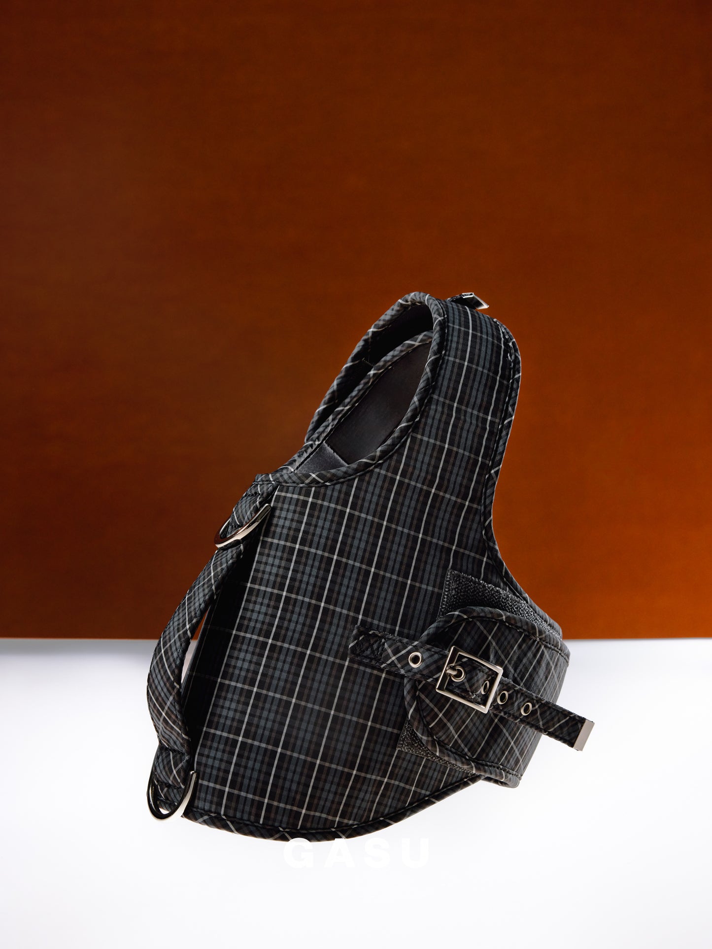 GASU Variété / [Gravel Check] Structured Skin-friendly Breathable Adjustable Harness