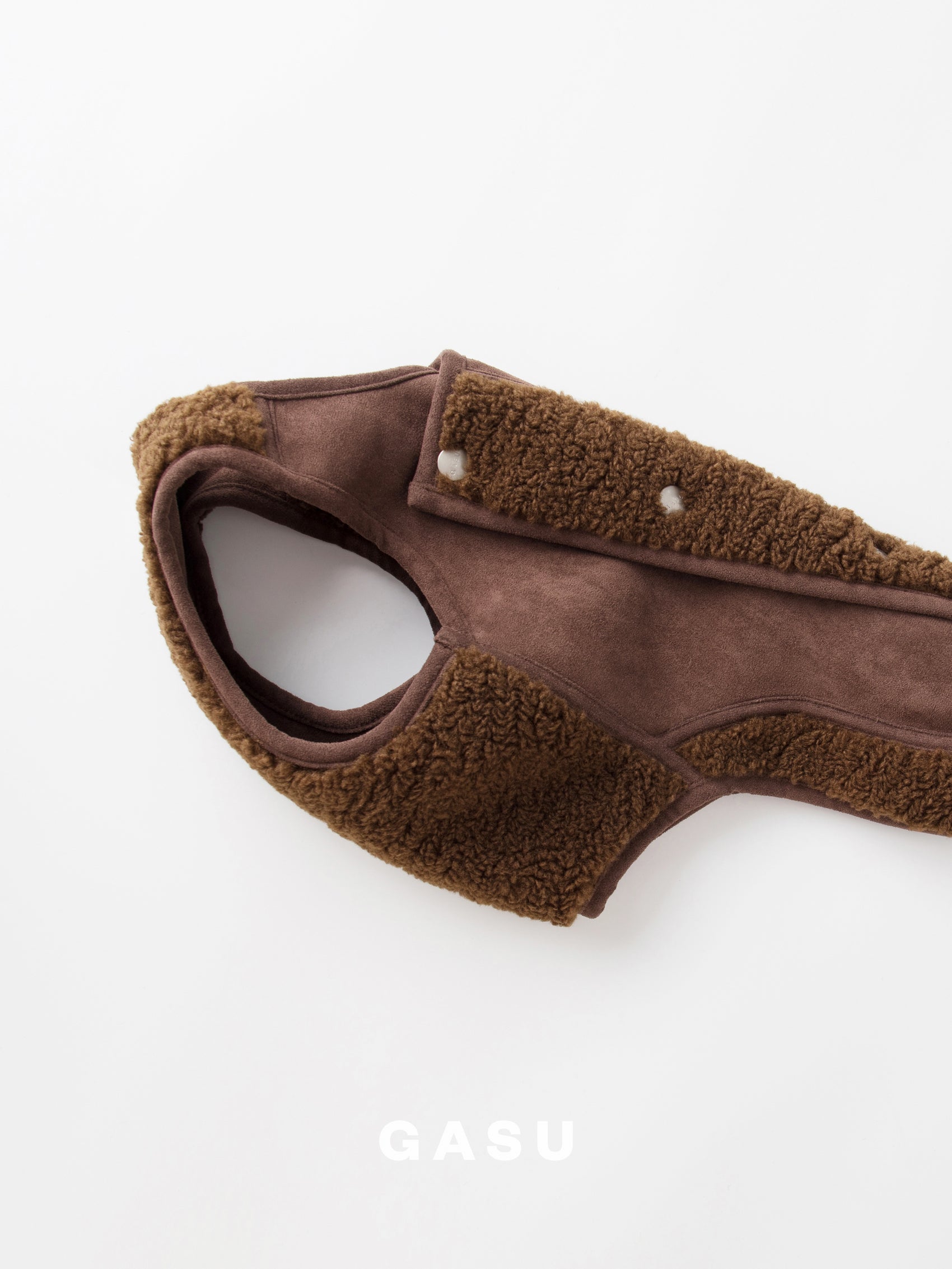 GASU Variété / [2 Colors] Eco-Friendly Faux Shearling Vest