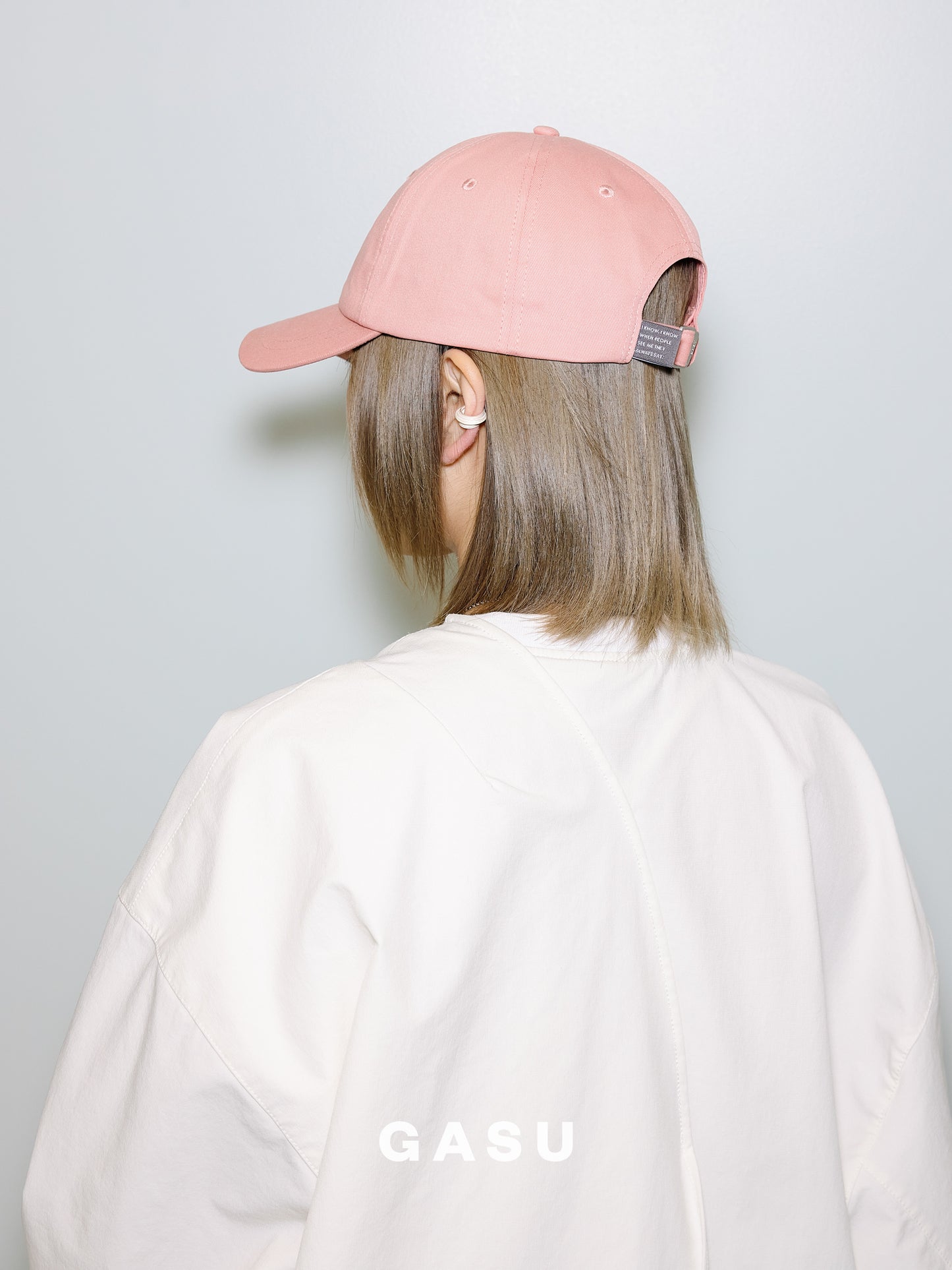GASU Moi /  [4 Colors] Small Letters Embroidered Pet & Human Sunshade Baseball Cap