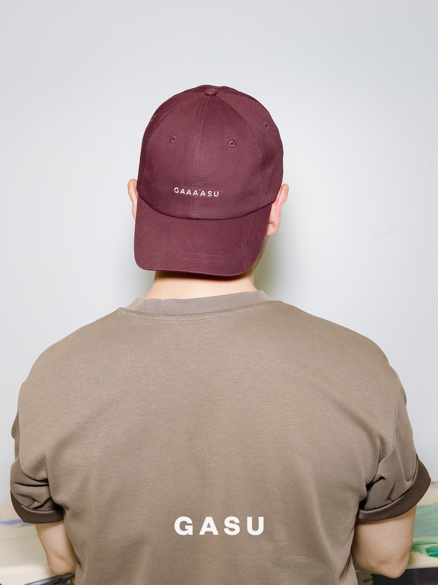GASU Moi /  [4 Colors] Small Letters Embroidered Pet & Human Sunshade Baseball Cap