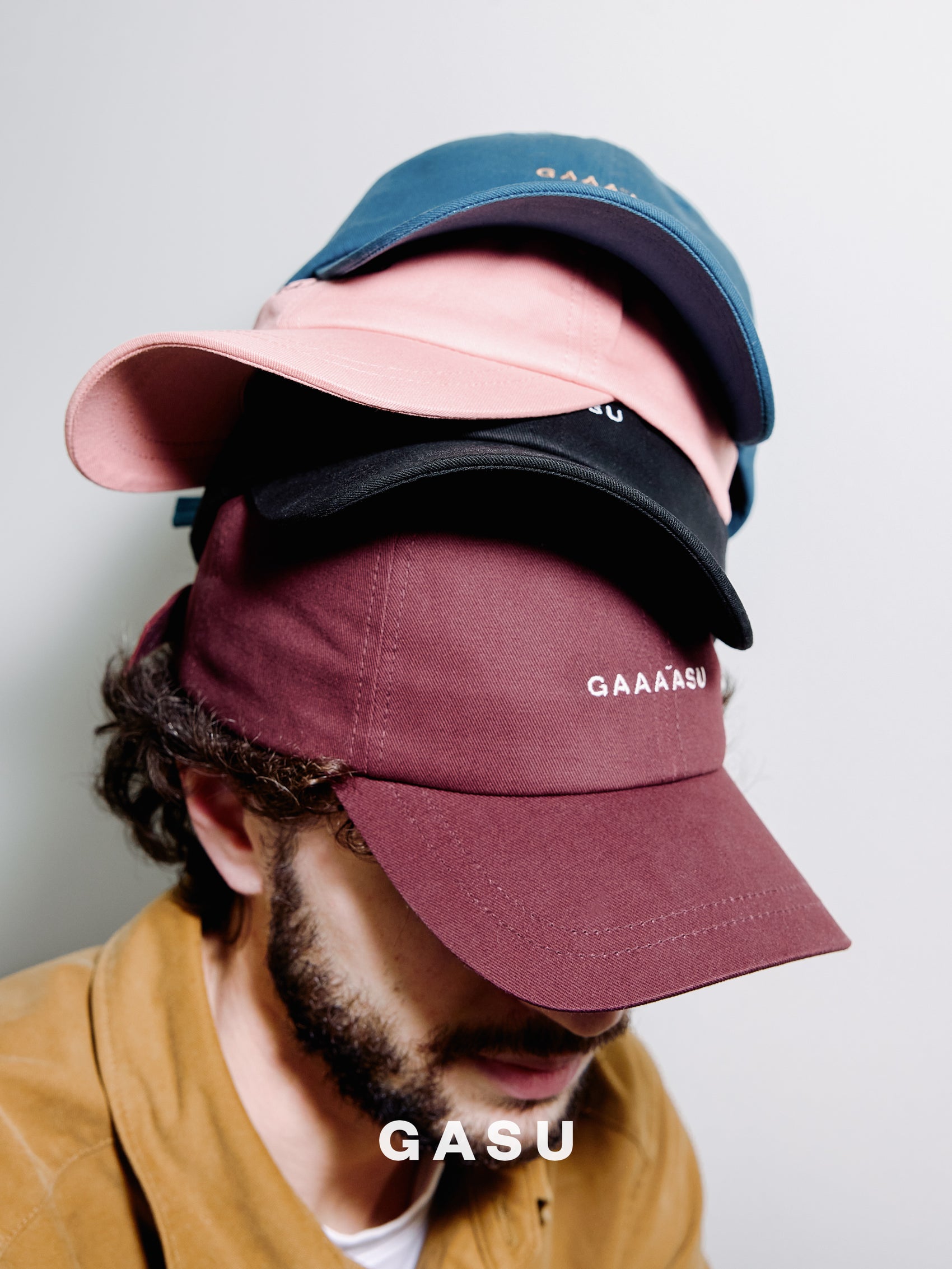 GASU Moi /  [4 Colors] Small Letters Embroidered Pet & Human Sunshade Baseball Cap