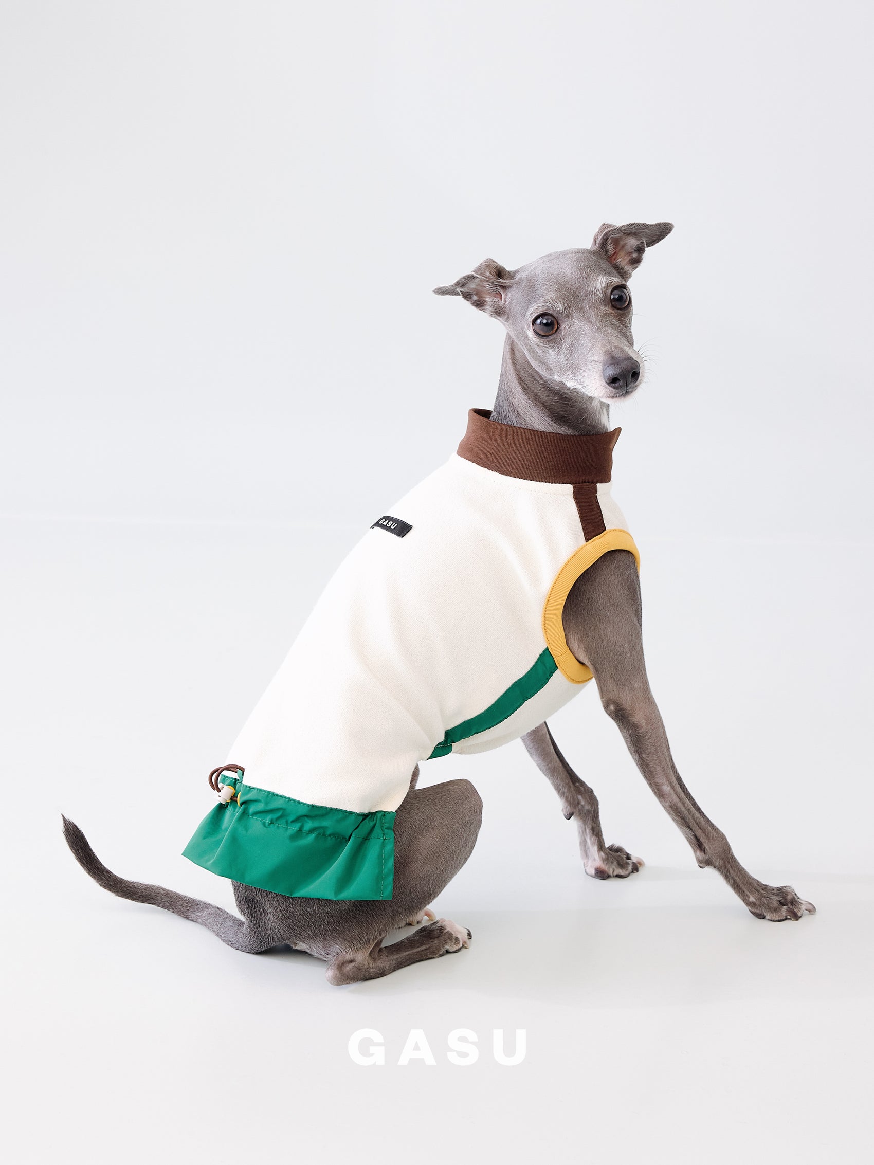 GASU Variété /  [2 Colors] Color Block Athletic Vest Dress