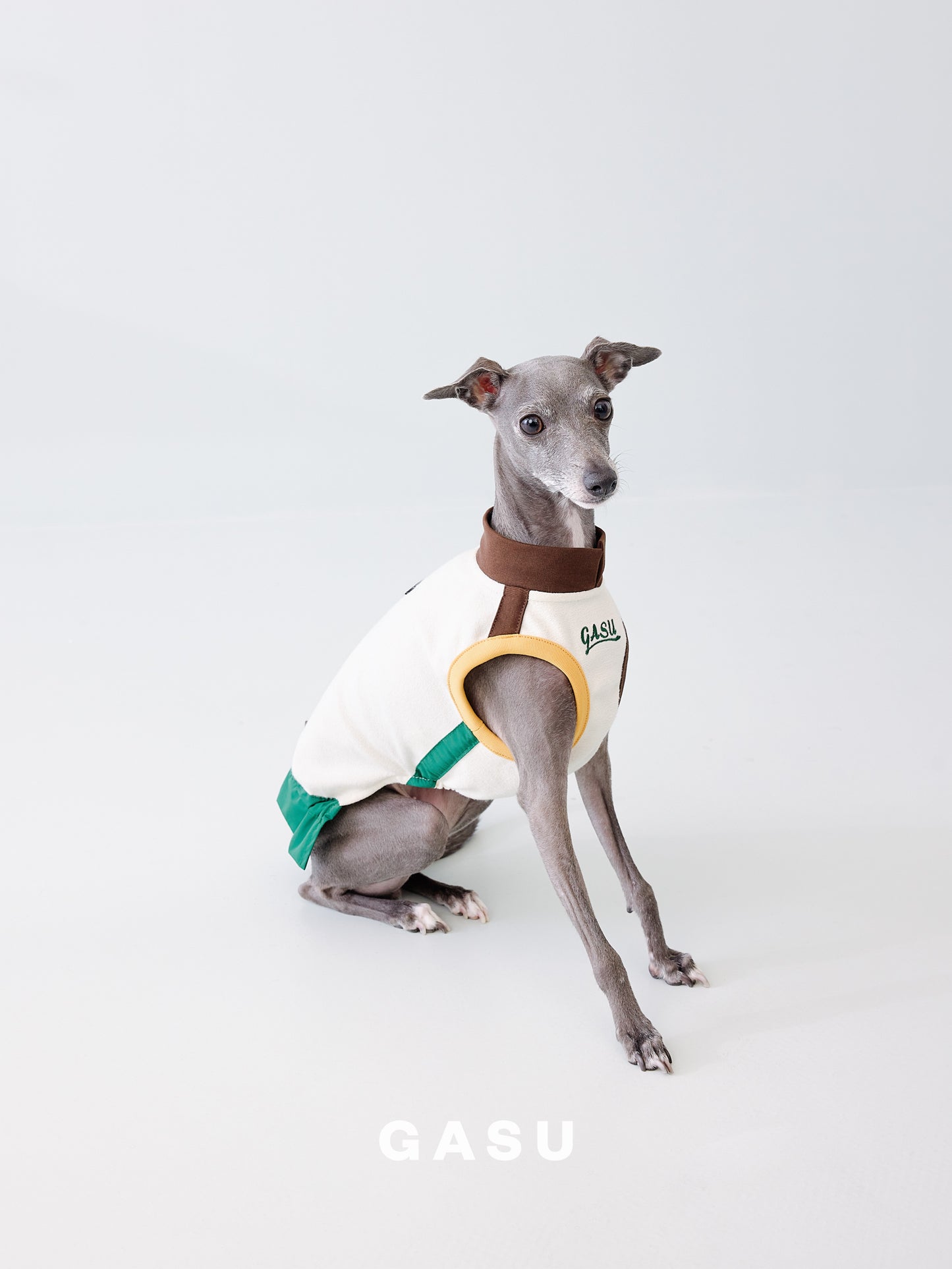 GASU Variété /  [2 Colors] Color Block Athletic Vest Dress