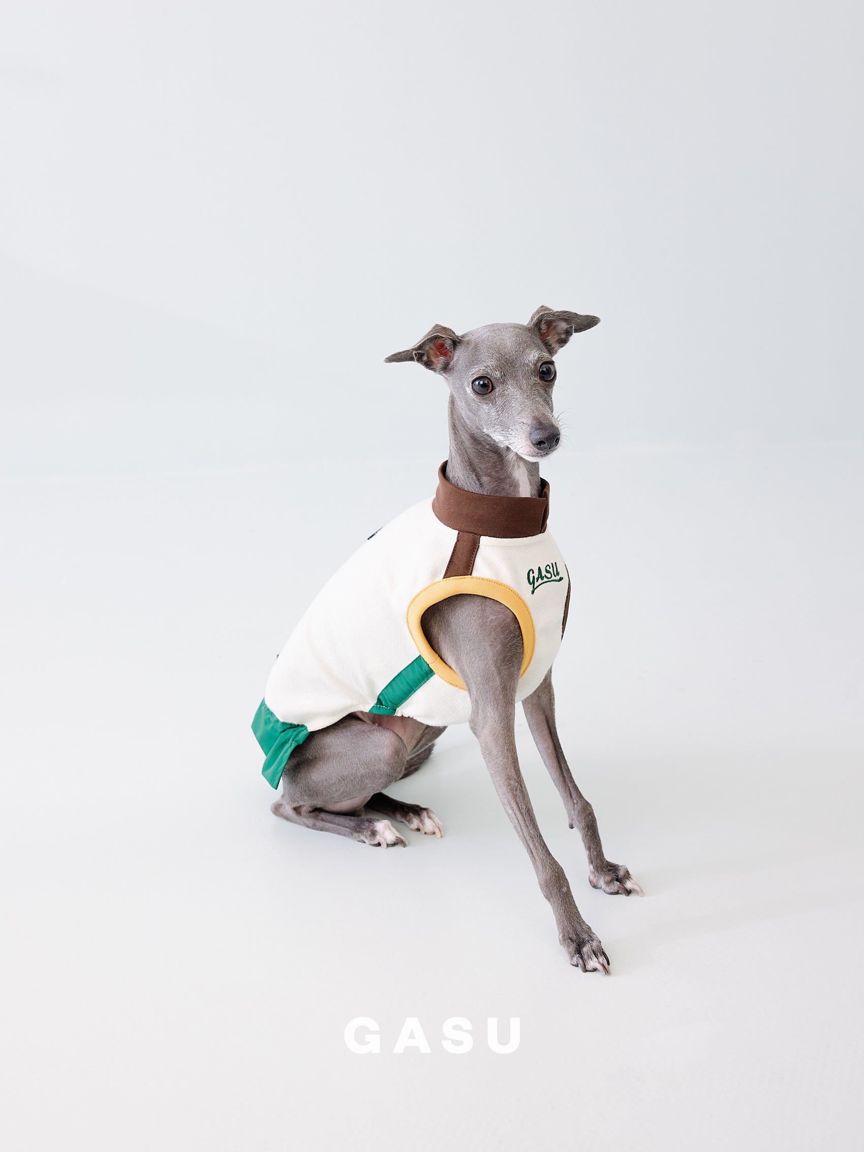 GASU Variété /  [2 Colors] Color Block Athletic Vest Dress
