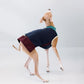 GASU Variété /  [2 Colors] Color Block Athletic Vest Dress