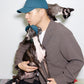 GASU Moi /  [4 Colors] Small Letters Embroidered Pet & Human Sunshade Baseball Cap