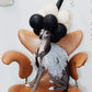 GASU Couronne / [3 Colors] Handcrafted Faux Fur Leather Cloak