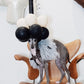 GASU Couronne / [3 Colors] Handcrafted Faux Fur Leather Cloak