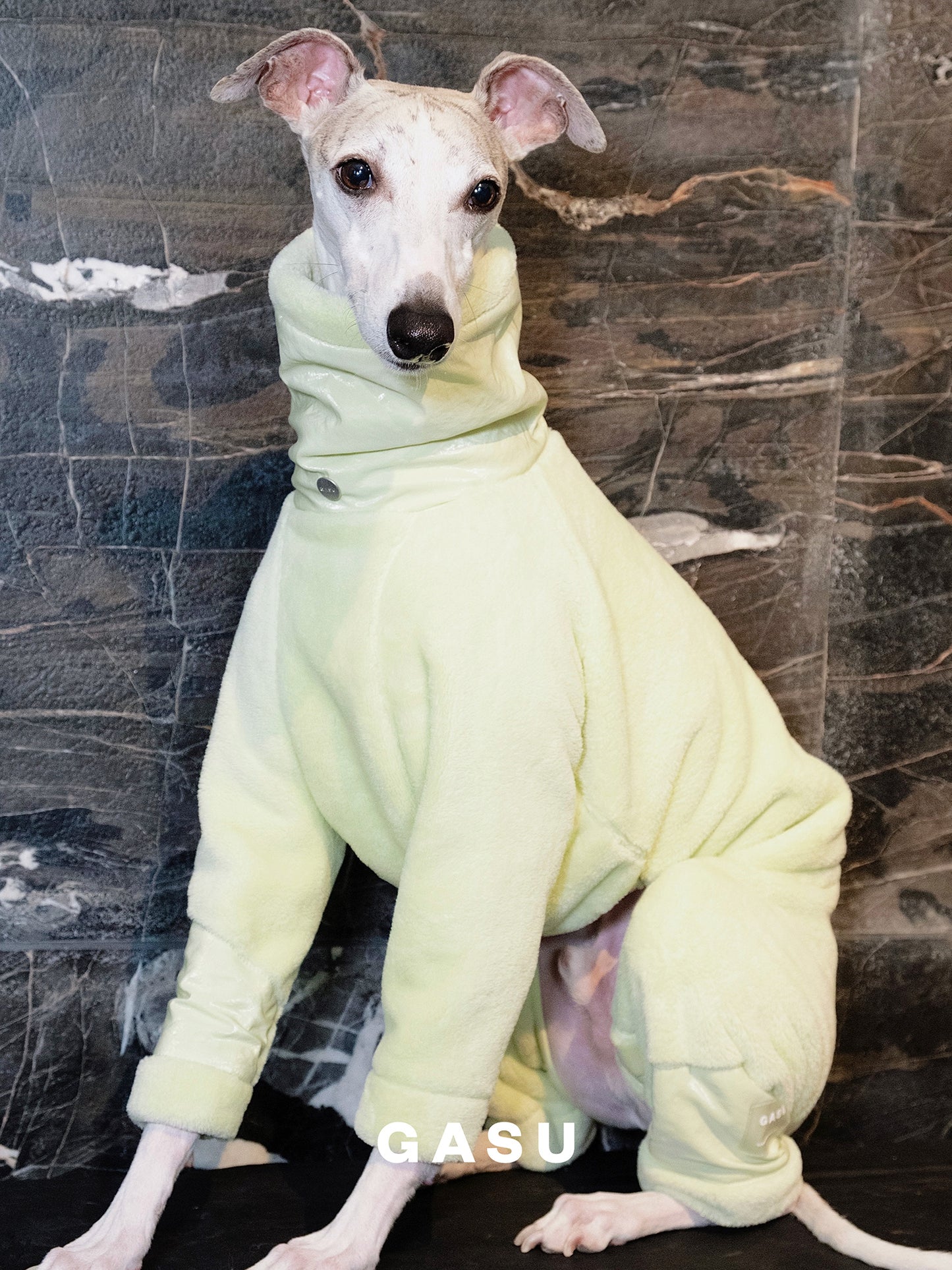 GASU Soleil / [3 Colors] Whole Day Antistatic Soft Thick Fleece 4-Leg Jumpsuit
