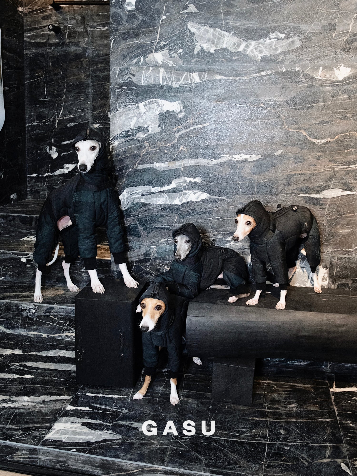 GASU Assembler / [Emerald Obsidian] 3M Thinsulate™ Antistatic Thermal Quilted 4-leg Jumpsuit