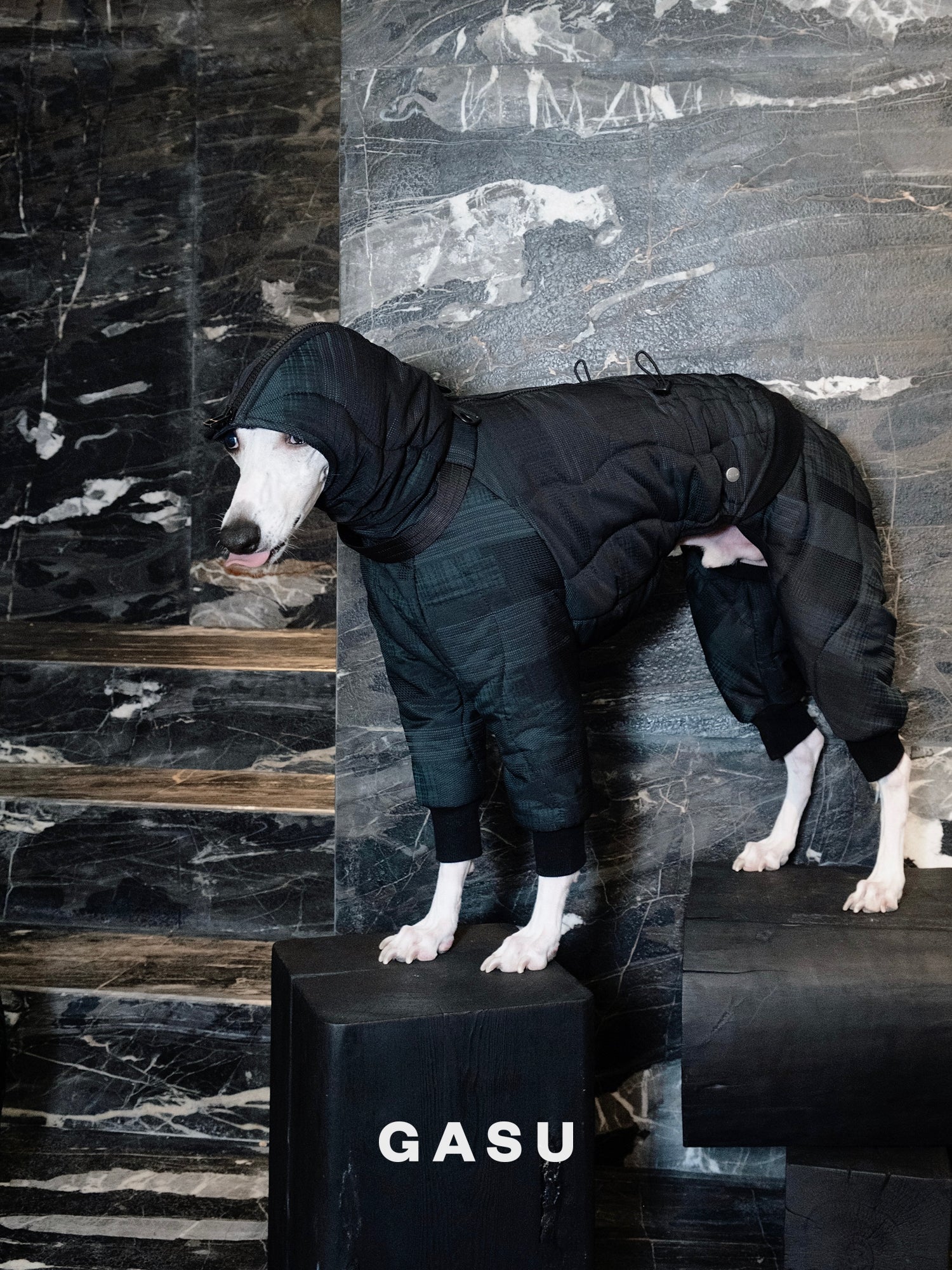 GASU Assembler / [Emerald Obsidian] 3M Thinsulate™ Antistatic Thermal Quilted 4-leg Jumpsuit