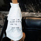 GASU Moi / [White] Slogan White Soft T-shirt