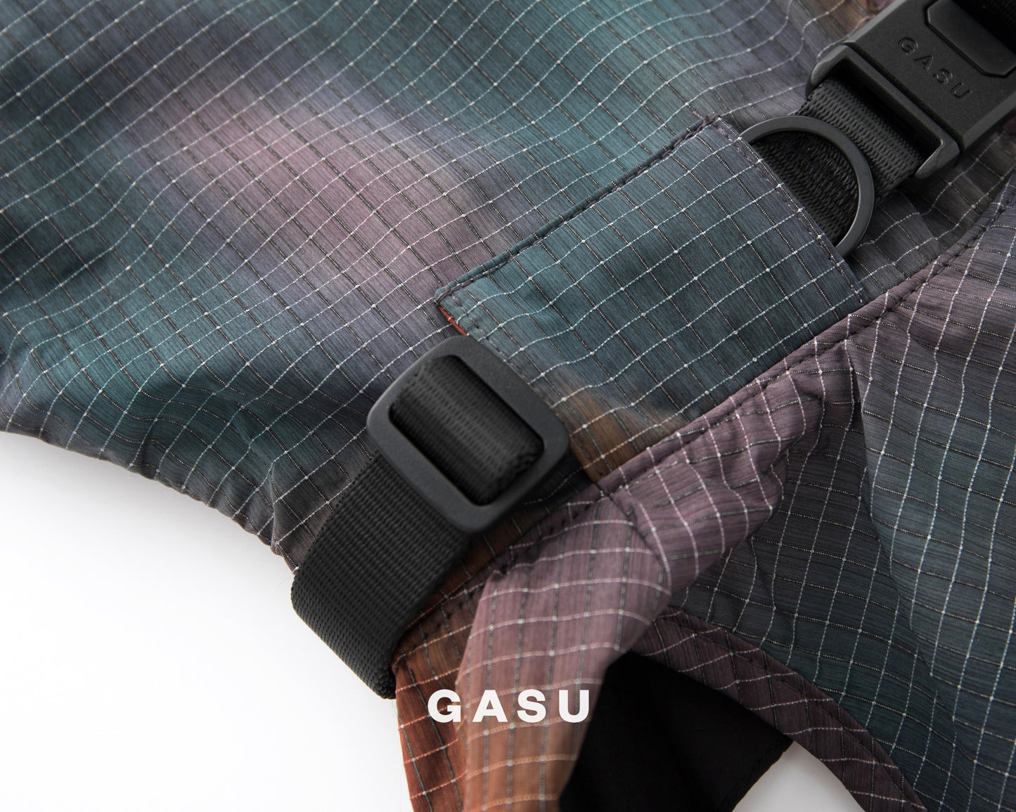 GASU Promener / [Sunset] Reflective Lightweight Strong Waterproof Raincoat Vest