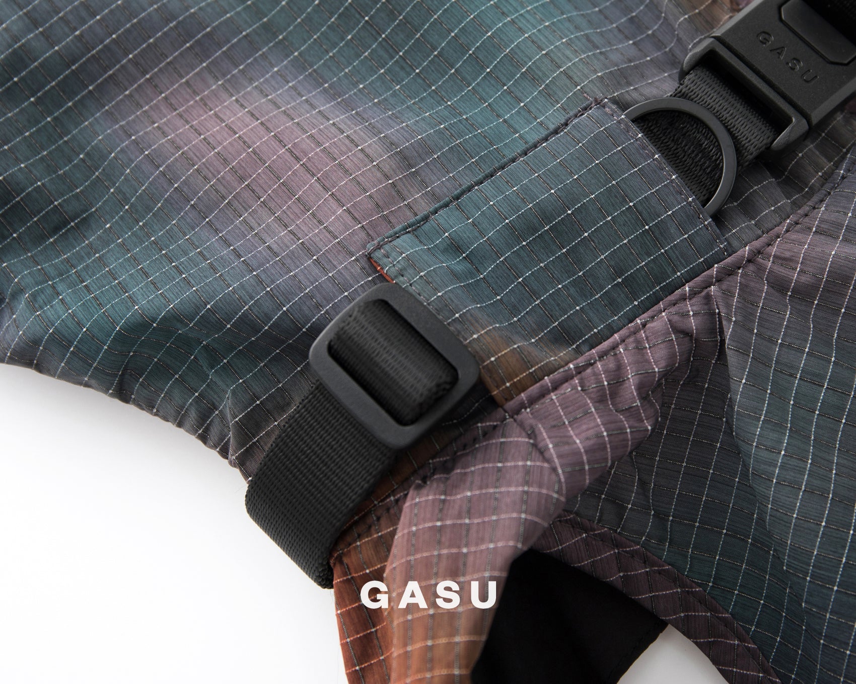 GASU Promener / [Sunset] Reflective Lightweight Strong Waterproof Raincoat Vest