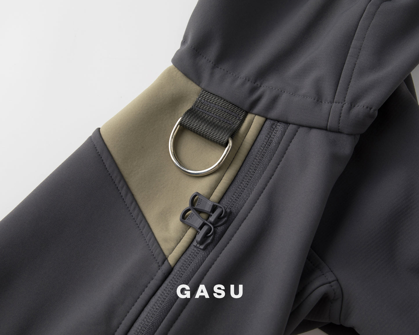 GASU Assembler /  [2 Colors] Waterproof Oilproof Antifouling Fleece-lined Warm Jumpsuit