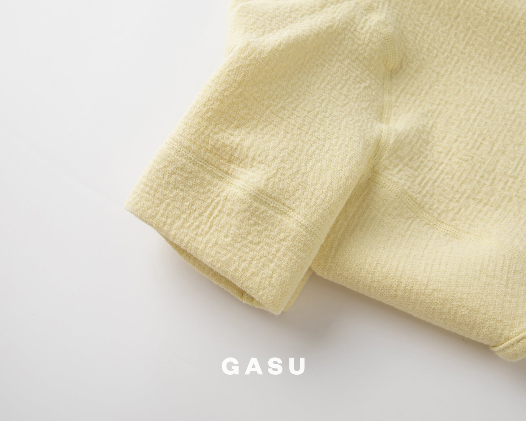 GASU Moi / [4 Colors] Super Comfortable Yarn-dyed T-shirt