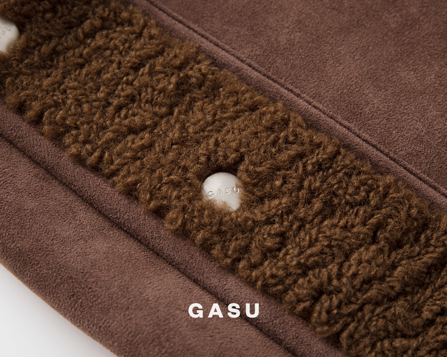 GASU Variété / [2 Colors] Eco-Friendly Faux Shearling Vest