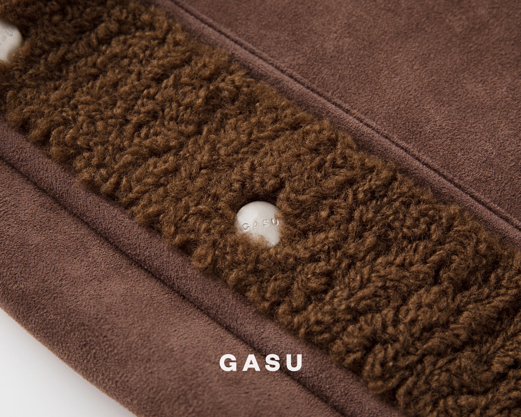 GASU Variété / [2 Colors] Eco-Friendly Faux Shearling Vest