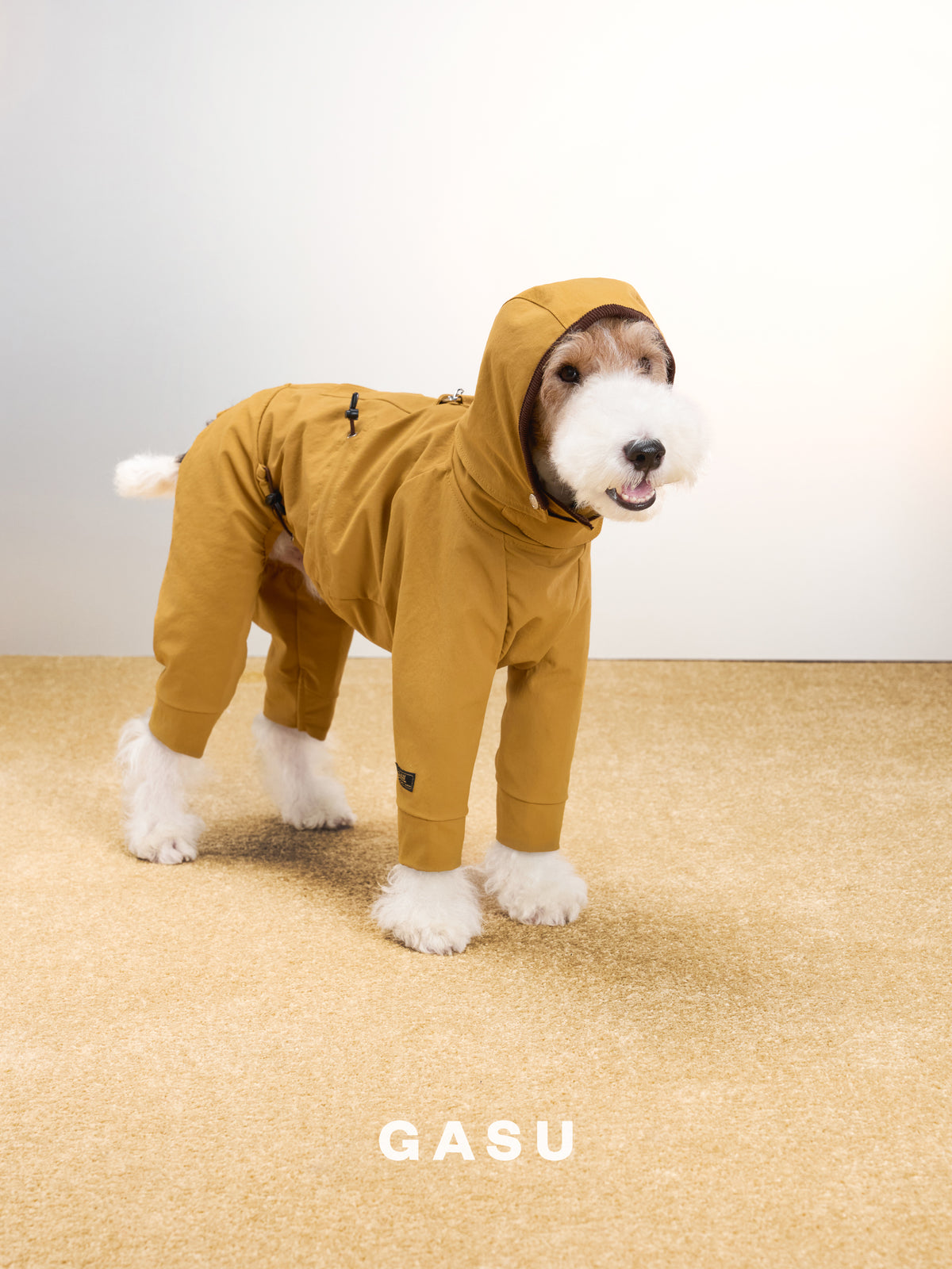 GASU Variété / [Ochre Field] Full Coverage Utility Waterproof Jumpsuit
