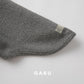 GASU Moi / [4 Colors] Super Comfortable Yarn-dyed T-shirt