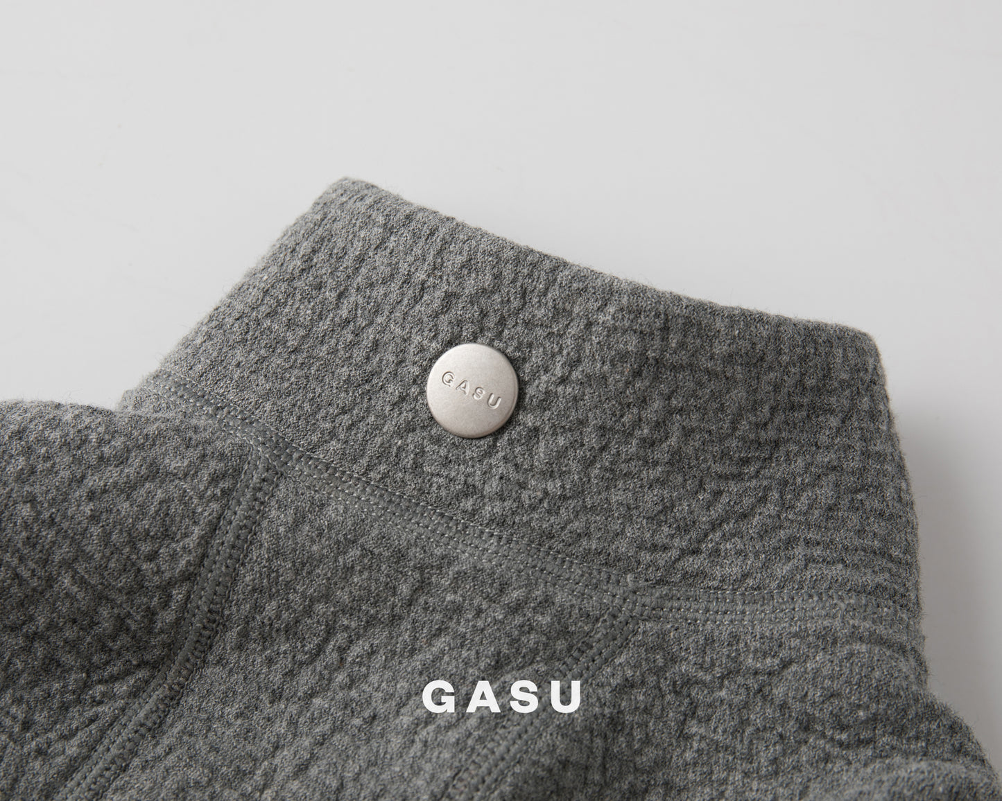 GASU Moi / [4 Colors] Super Comfortable Yarn-dyed T-shirt