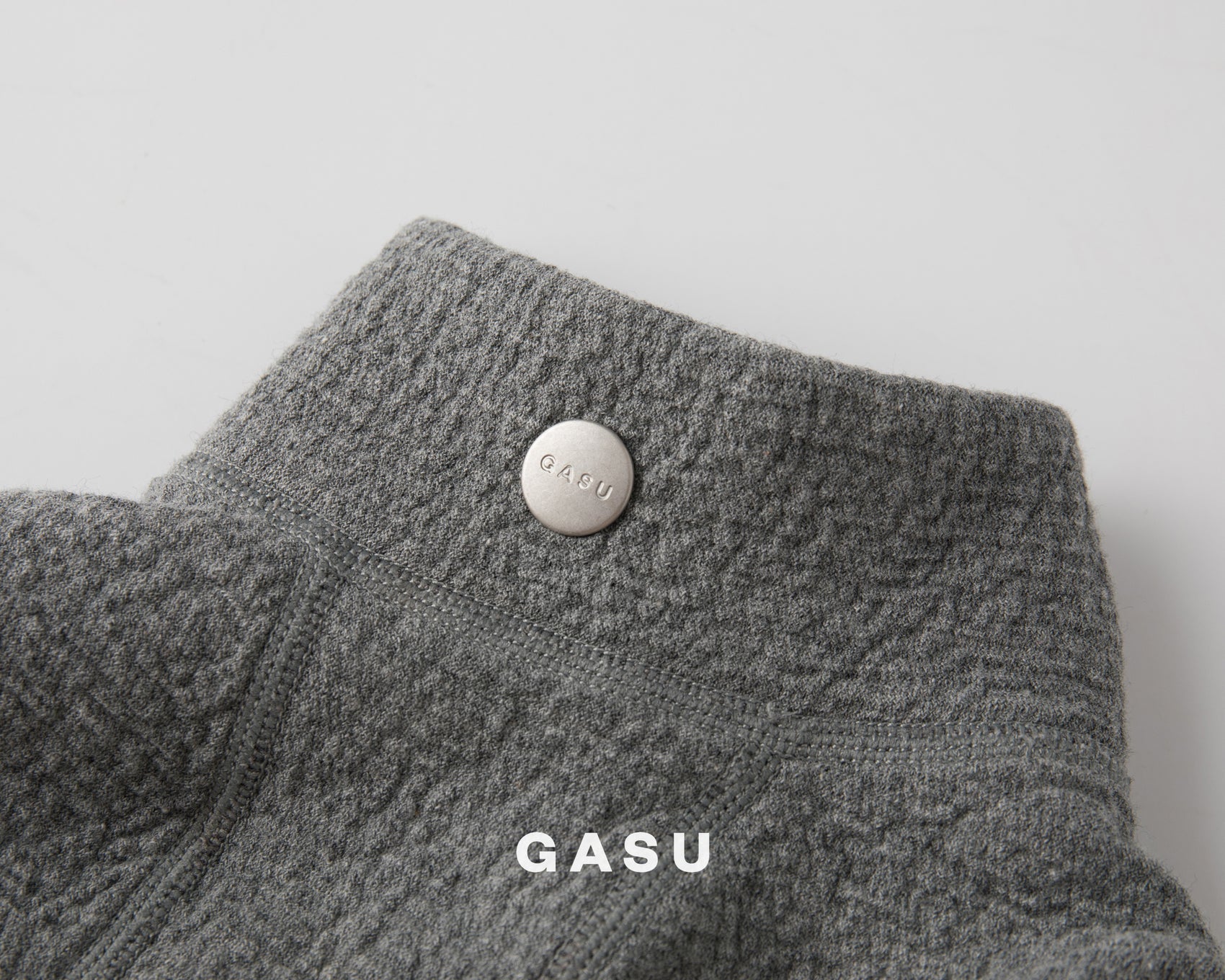 GASU Moi / [4 Colors] Super Comfortable Yarn-dyed T-shirt