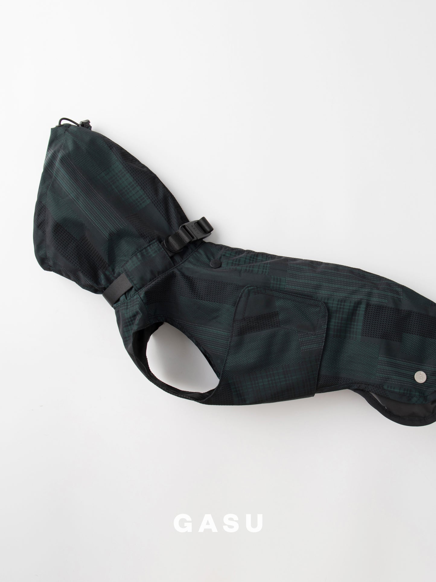 GASU Promener / [Emerald Obsidian] Lightweight Strong Waterproof Raincoat Vest