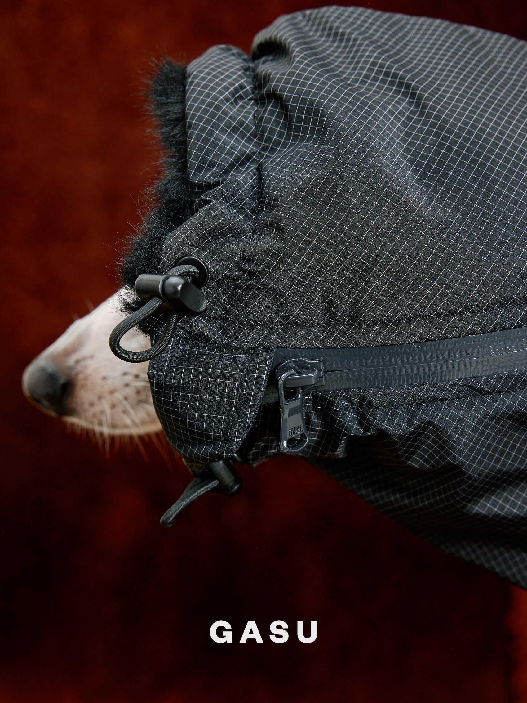 GASU Assembler / [Ink Mirage] 3M Thinsulate™ Antistatic Down-Feel Ultra-Waterproof Extra-Thick 4-Legged Padded Snowsuit