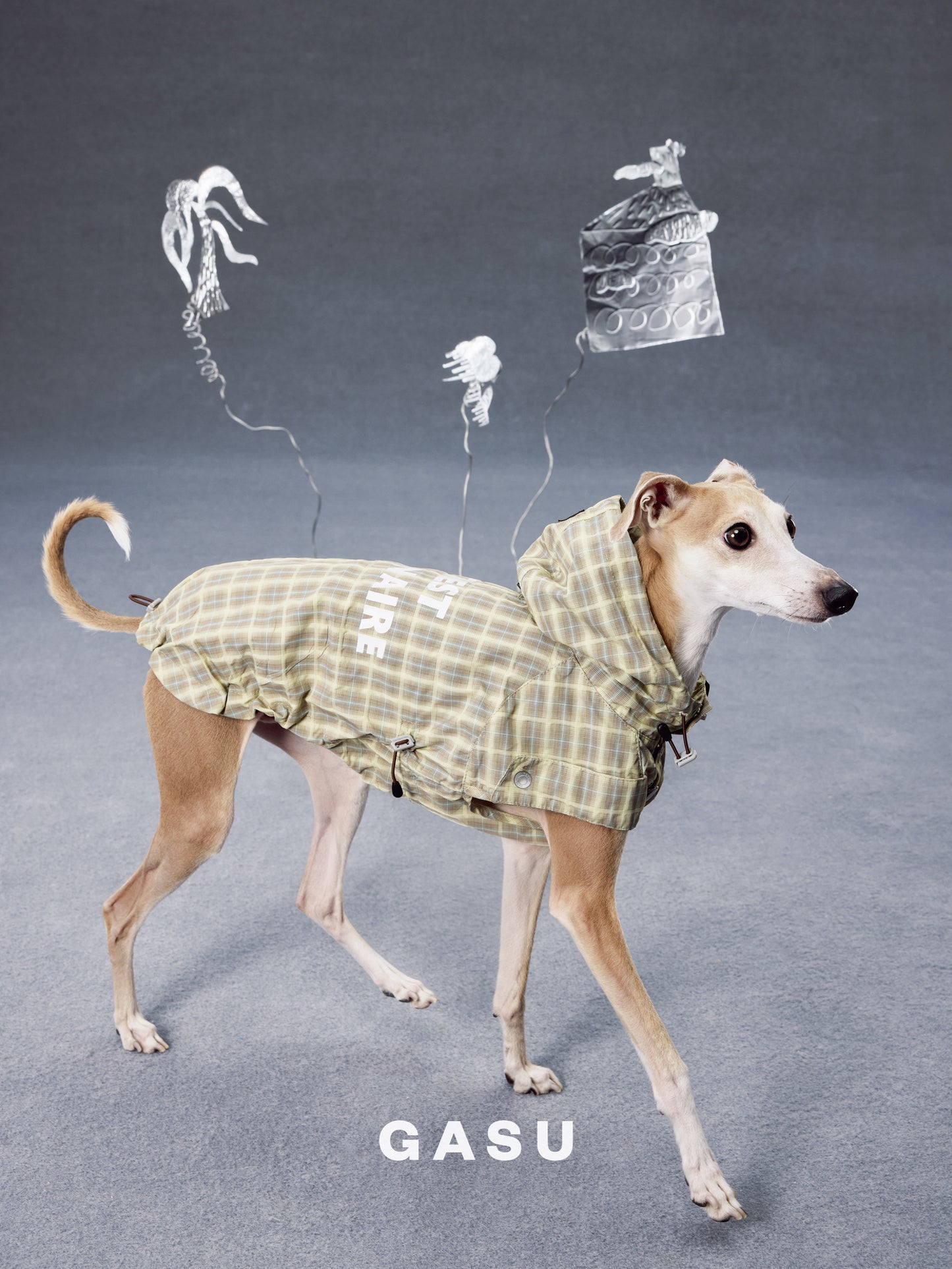 GASU Variété / [Warm Wheat Plaid] Yarn-Dyed Crinkled CUTEST BILLIONAIRE Sleeveless Shirt