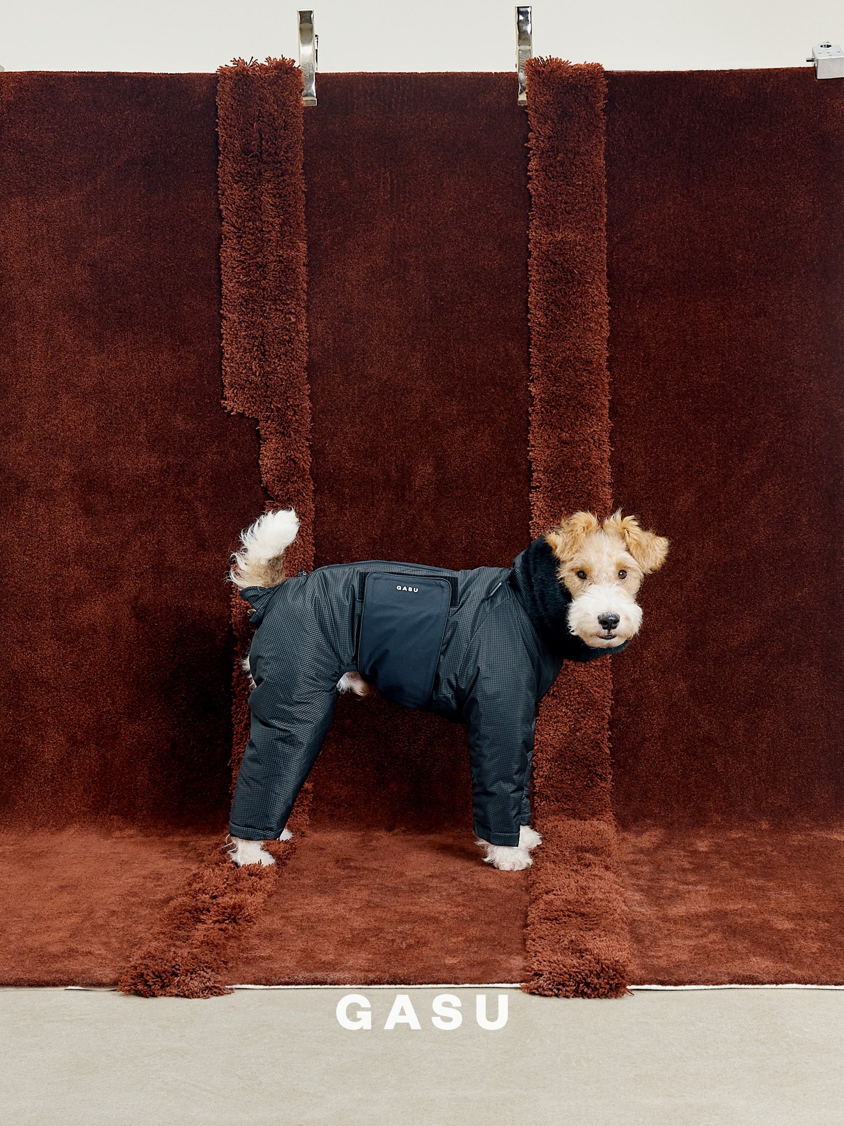 GASU Assembler / [Ink Mirage] 3M Thinsulate™ Antistatic Down-Feel Ultra-Waterproof Extra-Thick 4-Legged Padded Snowsuit