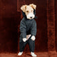 GASU Assembler / [Ink Mirage] 3M Thinsulate™ Antistatic Down-Feel Ultra-Waterproof Extra-Thick 4-Legged Padded Snowsuit