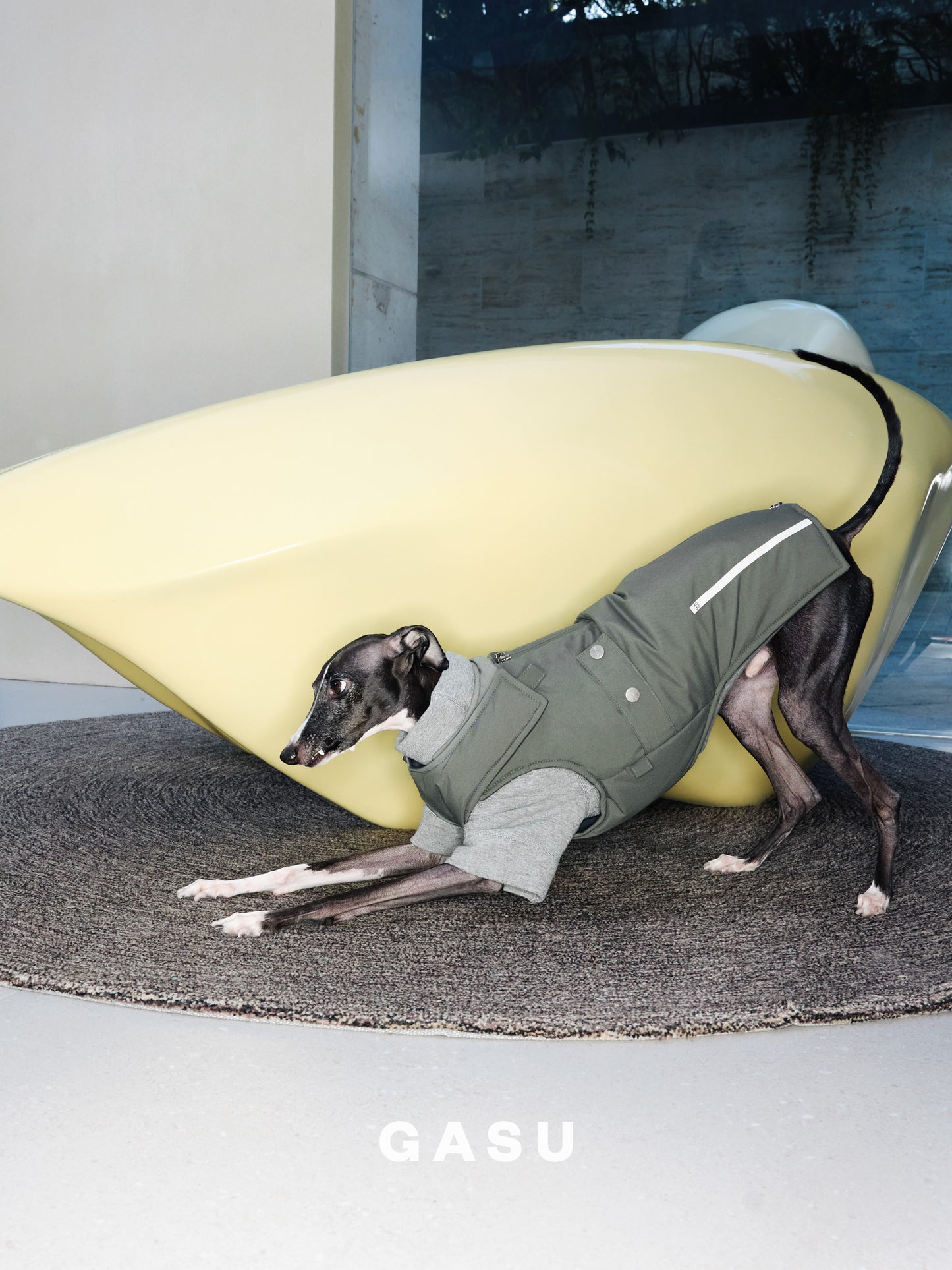 GASU Variété / [2 Colors] 3M Thinsulate™ Waterproof Oilproof Antifouling Futuristic Padded Vest
