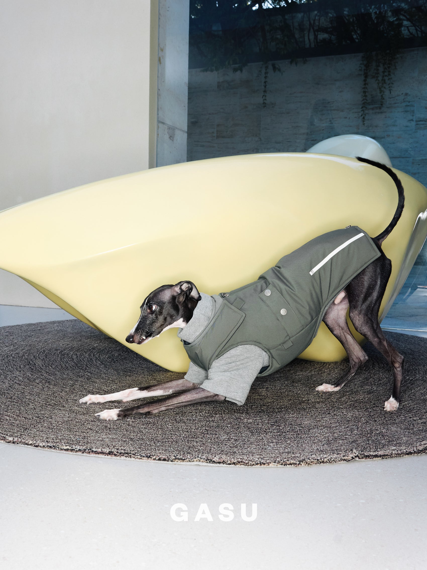 GASU Variété / [2 Colors] 3M Thinsulate™ Waterproof Oilproof Antifouling Futuristic Padded Vest