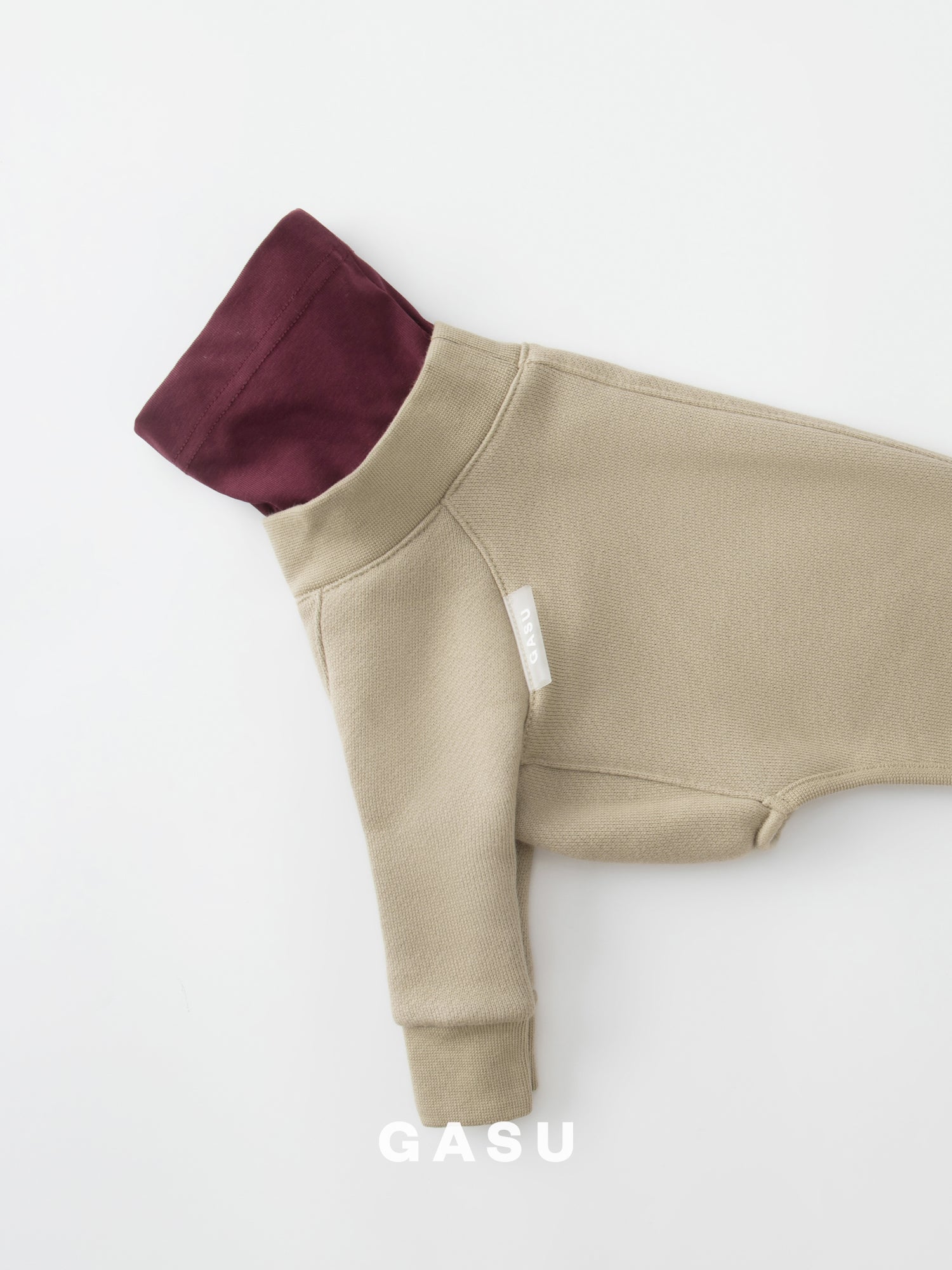 GASU Svelte / [3 Colors] Fleece Thick 2-Leg Shirt