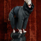 GASU Assembler / [Ink Mirage] 3M Thinsulate™ Antistatic Down-Feel Ultra-Waterproof Extra-Thick 4-Legged Padded Snowsuit