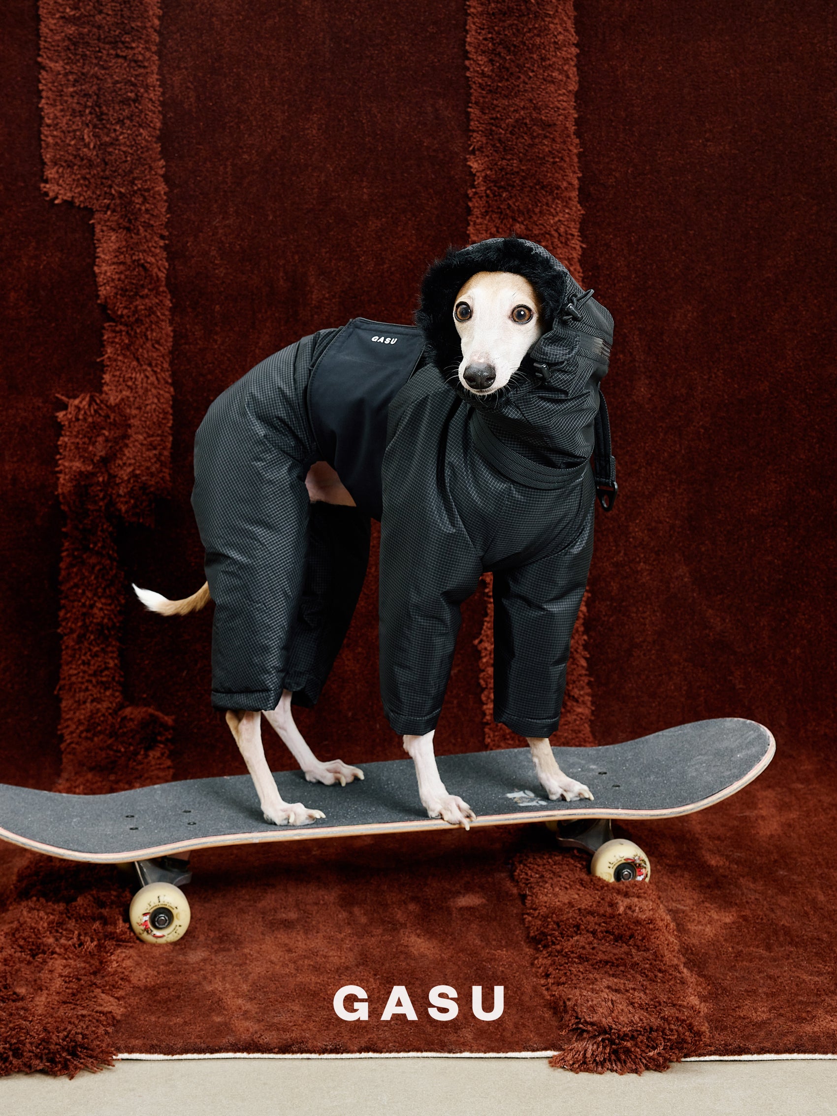 GASU Assembler / [Ink Mirage] 3M Thinsulate™ Antistatic Down-Feel Ultra-Waterproof Extra-Thick 4-Legged Padded Snowsuit