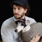 GASU Moi /  [Navy Demin] Pets & Human Vintage Demin Baseball Cap