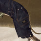 GASU Variété / [Navy Demin] Imported Metal Buckles Utility Overalls