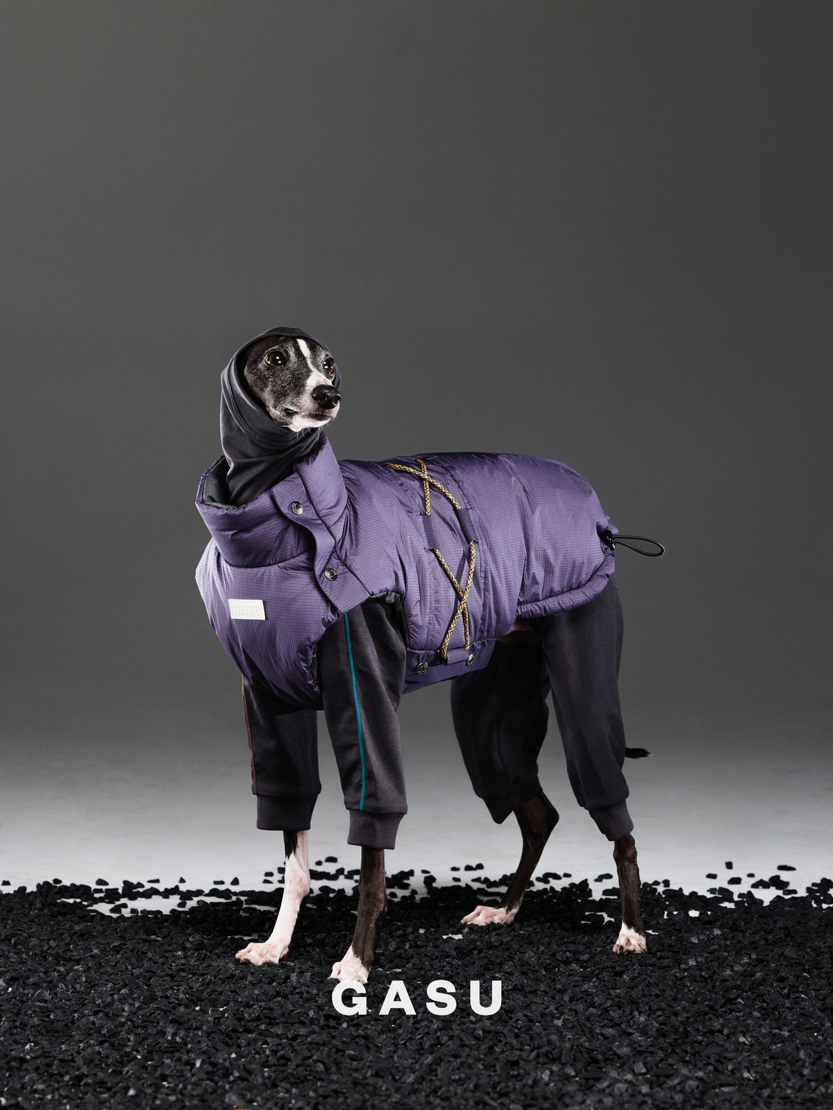 GASU Variété / [Midnight Plum] Waterproof Reversible Ultra-Light Padded Vest